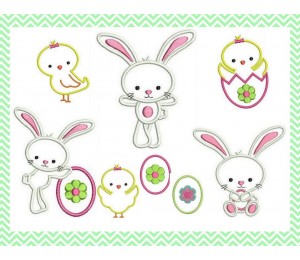 Stickdatei - Osterfreunde Appli